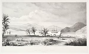 PAPUA-NEUGUINEA. "Havre Dubus a la Baie Triton. (Nouvelle Guinée)". Blick auf Fort Du Bus, ein eh...