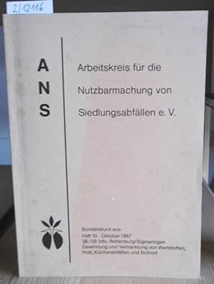 Imagen del vendedor de Die Biomll-Kompostierung - eine bersicht. SD aus: Schriftenreihe fr die Nutzbarmachung von Siedlungsabfllen, Heft 10. a la venta por Versandantiquariat Trffelschwein