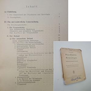 Grundriss der Psychiatrie und Neurologie mit besonderer Berücksichtigung der Untersuchungstechnik...