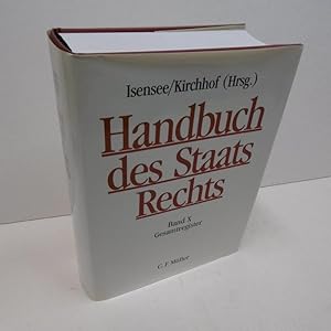 Handbuch des Staatsrechts: Band X: Gesamtregister.