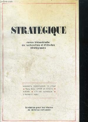 Seller image for Strategique N28 - population et defense (1ere partie)- l'histoire militaire entre la pensee strategique et la nouvelle histoire- les etats unis et l'union sovietique face au conflit chypriote- une nouvelle union sovietique- l'islamisme contemporain et. for sale by Le-Livre