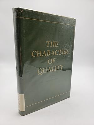 Imagen del vendedor de The Character Of Quality: The Story of Greenwood Mills a la venta por Shadyside Books