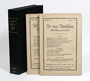 Bild des Verkufers fr Der Tod in Venedig [Death in Venice] zum Verkauf von Manhattan Rare Book Company, ABAA, ILAB