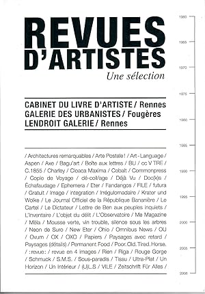 Revues d'artistes; Une Selection