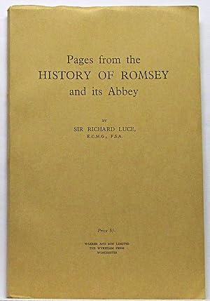 Imagen del vendedor de Pages from the HISTORY OF ROMSEY and its Abbey a la venta por Rose City Books