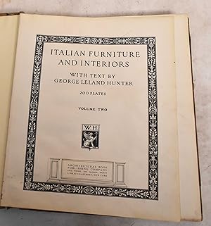 Italian Furniture and Interiors: Volume II