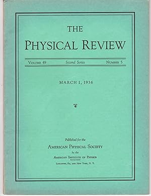 Seller image for Two-body problem in general relativity theory in The Physical Review for sale by Rodger Friedman Rare Book Studio, ABAA