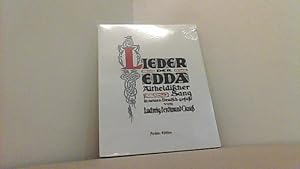 Seller image for Lieder der Edda. Altheldischer Sang. Wie neu. Altheldischer Sang. for sale by Antiquariat Uwe Berg