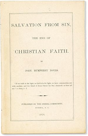 Salvation from Sin, the End of Christian Faith