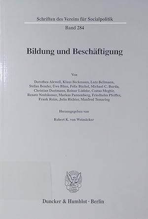 Seller image for Bildung und Beschftigung. for sale by Antiquariat Bookfarm