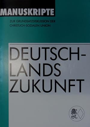 Bild des Verkufers fr Deutschlands Zukunft. zum Verkauf von Antiquariat Bookfarm