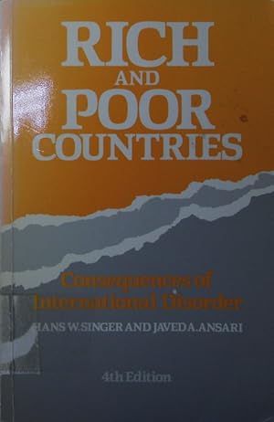 Bild des Verkufers fr Rich and poor countries. consequences of international economic disorder. zum Verkauf von Antiquariat Bookfarm