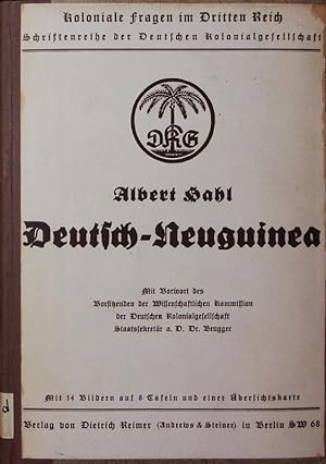 Seller image for Deutsch-Neuguinea. mit 14 Bildern auf 8 Tafeln und einer bersichtskarte. for sale by Antiquariat Bookfarm