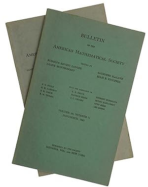 Immagine del venditore per Numerical Inverting of Matrices of High Order,' pp. 1021-1099 in Bulletin of the American Mathematical Society, Vol. 53, No. 11, November, 1947. [Offered with:] 'Numerical Inverting of Matrices of High Order II,' pp. 188-202 in Proceedings of the American Mathematical Society, Vol. 2, No. 2, April, 1951 venduto da SOPHIA RARE BOOKS