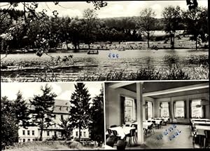 Ansichtskarte / Postkarte Waldernbach Mengerskirchen im Westerwald, Hildegardishof, Seepartie