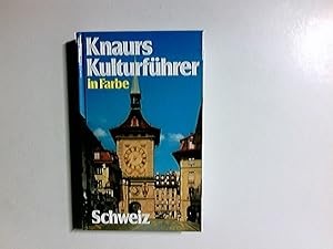 Bild des Verkufers fr Knaurs Kulturfhrer in Farbe Schweiz : ber 650 farbige Fotos und Skizzen sowie 34 Seiten Karten. herausgegeben von Niklaus Fleler zum Verkauf von Antiquariat Buchhandel Daniel Viertel