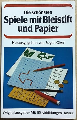 Bild des Verkufers fr Die schnsten Spiele mit Bleistift und Papier. zum Verkauf von Antiquariat Peda