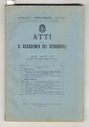 La poesia georgica di Giovanni Pascoli. Conferenza.(In: Atti della R. Accademia dei Georgofili. P...