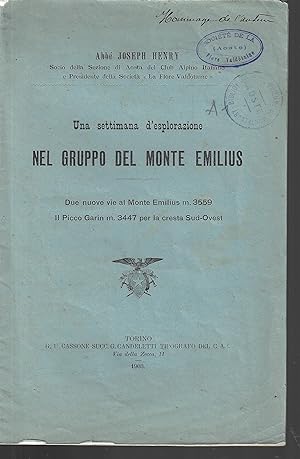 Una settimana d'esplorazione nel Gruppo del Monte Emilius