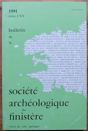 Image du vendeur pour Socit Archologique du Finistre - Anne 1991 - Tome CXX mis en vente par Aberbroc