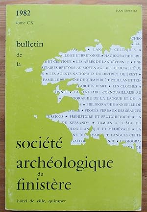 Image du vendeur pour Socit Archologique du Finistre - Anne 1981 - Tome CIX mis en vente par Aberbroc