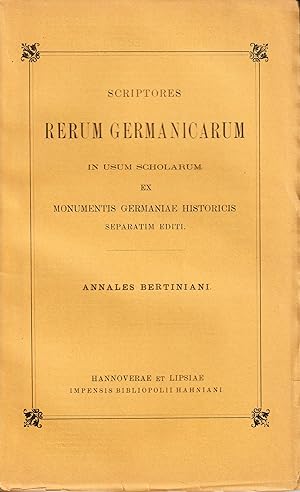 Imagen del vendedor de Annales Bertiniani a la venta por Antiquariat Immanuel, Einzelhandel
