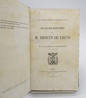 Les Quatre ministères de M. Drouyn de Lhuys