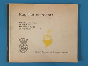 Seller image for Register of Yachts Ensigns and Burgees of Yacht Clubs and Private Flags of Yachtsmen for sale by Curtle Mead Books
