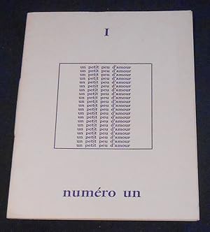 Seller image for Numro Un I for sale by Librairie Sedon