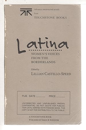 Bild des Verkufers fr LATINA: Women's Voices from the Borderlands. zum Verkauf von Bookfever, IOBA  (Volk & Iiams)