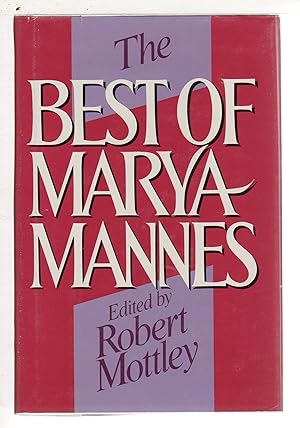 Seller image for THE BEST OF MARYA MANNES. for sale by Bookfever, IOBA  (Volk & Iiams)