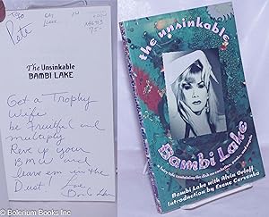 Bild des Verkufers fr The Unsinkable Bambi Lake: a fairy tale containing the dish on Cockettes, punks, and Angels [inscribed & signed] zum Verkauf von Bolerium Books Inc.