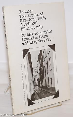 Seller image for France: The Events of May-June 1968, A Critical Bibliography for sale by Bolerium Books Inc.