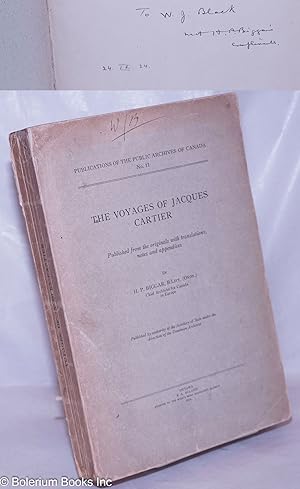 Seller image for The Voyages of Jacques Cartier for sale by Bolerium Books Inc.