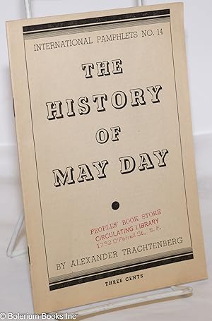 Imagen del vendedor de History of May Day a la venta por Bolerium Books Inc.