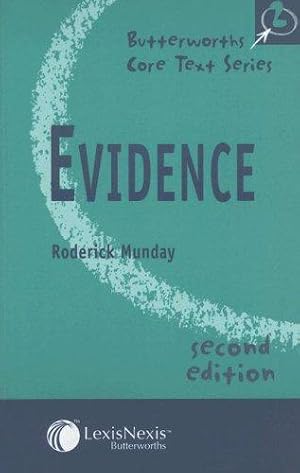 Seller image for Evidence (Core Text Series) for sale by WeBuyBooks