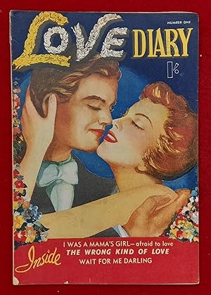 Love Diary # 1 Golden Age Australian Romance Comic Book