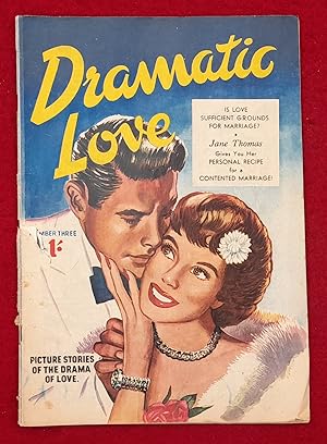 Dramatic Love #3 - Golden Age Australian Romance Comic Book