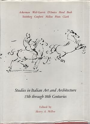 Bild des Verkufers fr Studies in Italian Art and Architecture, 15th Through 18th Centuries. zum Verkauf von Fundus-Online GbR Borkert Schwarz Zerfa