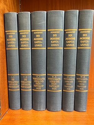 Bild des Verkufers fr Der moderne Kapitalismus: Historisch-systematische Darstellung des gesamteuropischen Wirtschaftslebens von seinen Anfngen bis zur Gegenwart, 3 Bde. zsm. in 6 Bchern. Bd. 1: Die vorkapitalistische Wirtschaft, Bd. 2: Das europische Wirtschaftsleben im Zeitalter des Frhkapitalismus, Bd. 3: Das Wirtschaftsleben im Zeitalter des Hochkapitalismus. zum Verkauf von Fundus-Online GbR Borkert Schwarz Zerfa