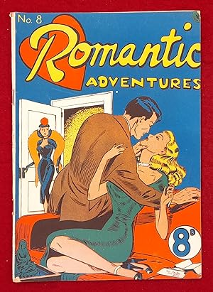 Romantic Adventures #8 - Golden Age Australian Romance Comic Book