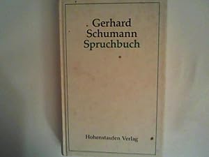 Seller image for Spruchbuch for sale by ANTIQUARIAT FRDEBUCH Inh.Michael Simon