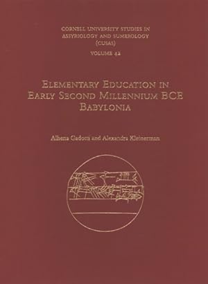 Seller image for Elementary Education in Early Second Millennium Bce Babylonia for sale by GreatBookPricesUK