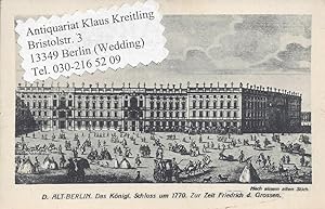 Bild des Verkufers fr Berlin. 1 alte Orig.- Ansichtspostkarte zum Verkauf von Klaus Kreitling