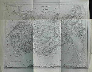 Bild des Verkufers fr Russia in Asia.Map. Original engraved Print zum Verkauf von Meiwes