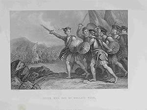 Seller image for Scots Wha Hae Wi'Wallace Bled. Original Engraving for sale by Meiwes