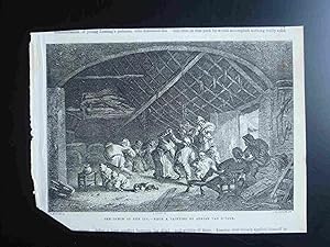 The Dance at the Inn. From a Painting By Adrian Van Ostade. Engraving