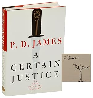Bild des Verkufers fr A Certain Justice (Signed First Edition) zum Verkauf von Jeff Hirsch Books, ABAA