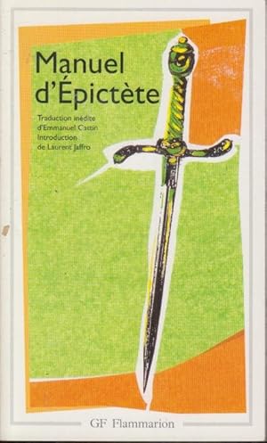 Bild des Verkufers fr Manuel d'Epictte zum Verkauf von PRISCA