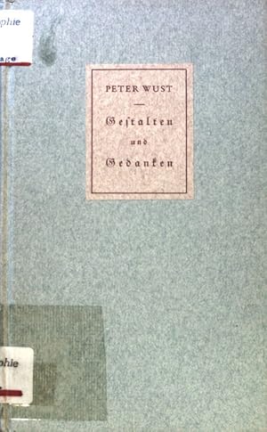 Seller image for Gestalten und Gedanken : Ein Rckblick auf mein Leben. for sale by books4less (Versandantiquariat Petra Gros GmbH & Co. KG)
